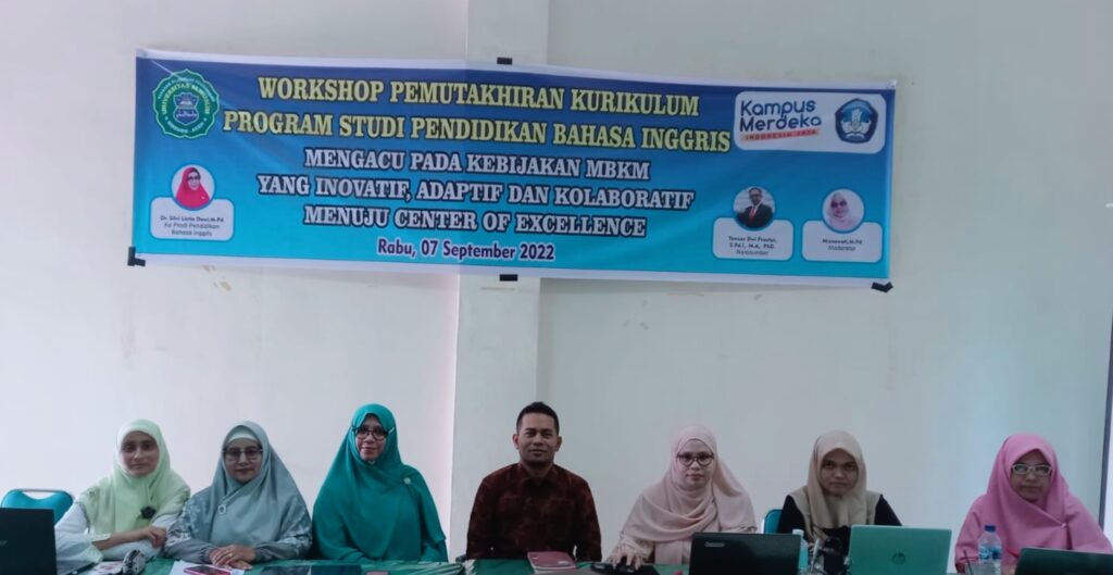 Menangkan Hibah CoE, Prodi Pendidikan Bahasa Inggris Umuslim Gelar Workshop Pemutakhiran Kurikulum